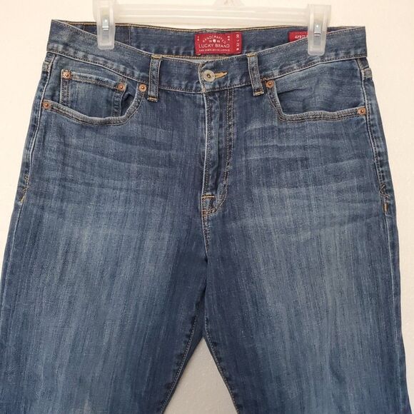 Lucky Brand Jeans Mens 32x30 Medium Wash Mid Rise 429 Classic Straight - Picture 5 of 16